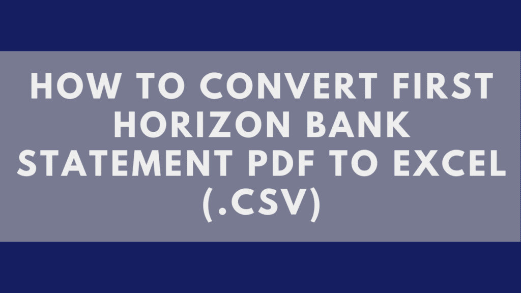 Convert FirstHB PDF